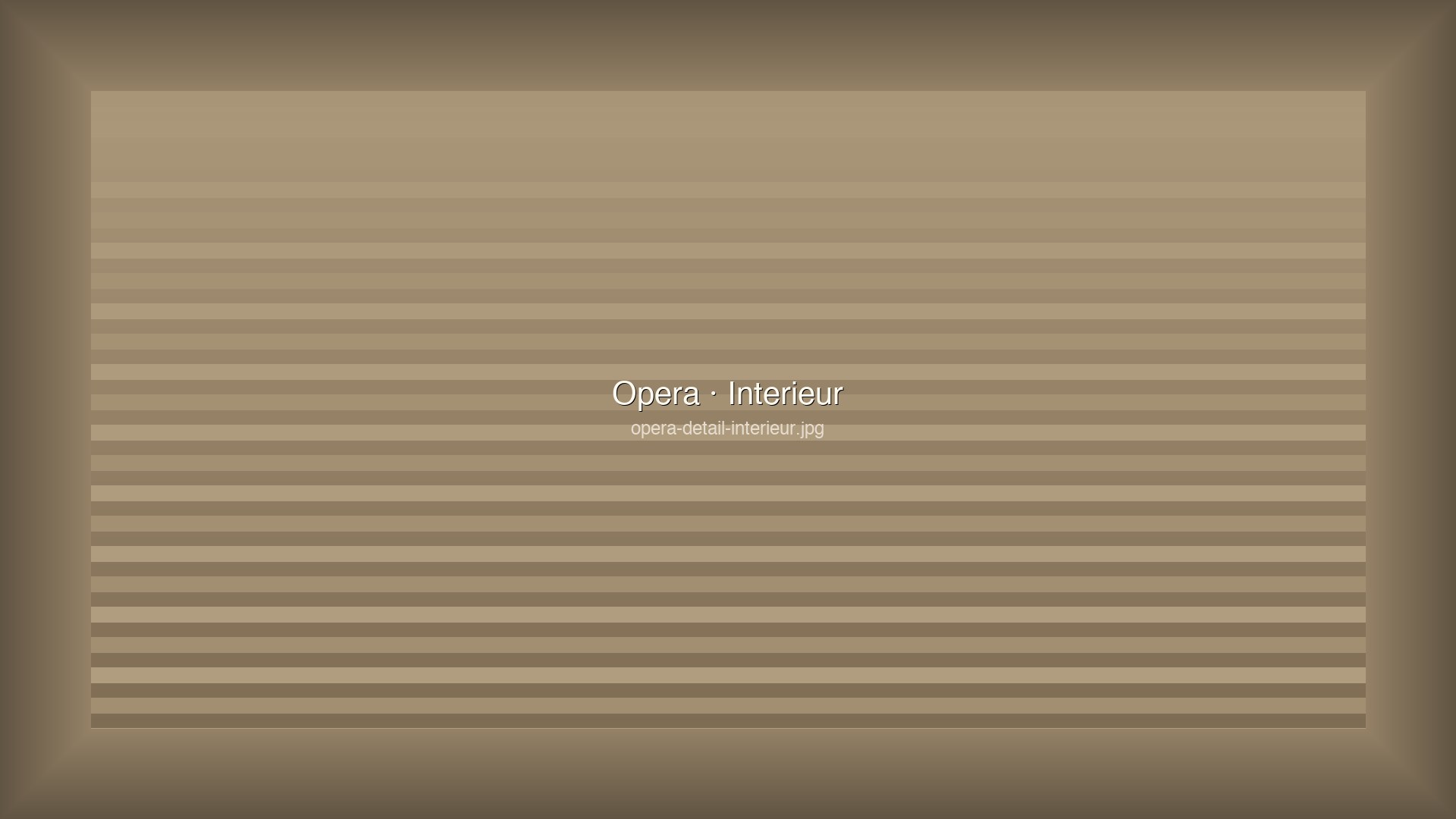 Opera interieur